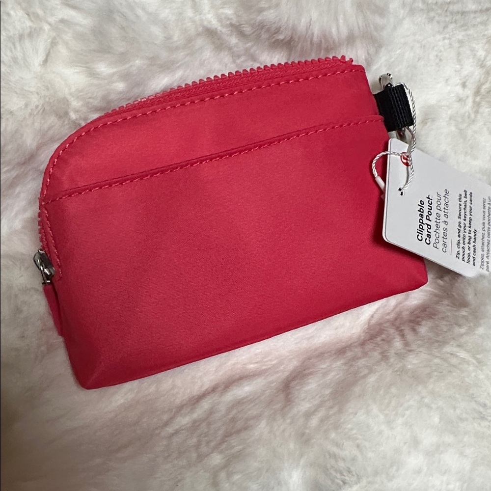 Lululemon Athletica Bold Pink Card Pouch - Picture 3 of 4